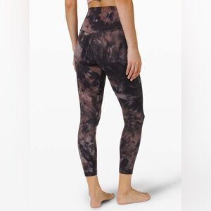 Lululemon Align diamond dye graphite gray pink pastel size 2 Leggings Tights‎